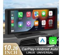 Universal Autoradio 10" Mirror Link Carplay Android Auto Wireless Retrocamera