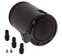Universal Baffled 3-Port Oil Catch Can Tank Reservoir Air-Oil Separator 3/8" NPT