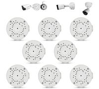Universal Bullet Camera Junction Box Mount Staffa di montaggio a parete, cavo nascosto impermeabile giunzione scatola di montaggio (8 set)