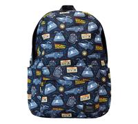 Universal by Loungefly Full-Size Nylon Backpack Back to the Future 40th Anniv...