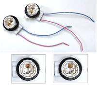 Universal Cablaggio Pigtail Connettore Femmina 2 Pin 3156 U 12V Nero 2 Pezzi