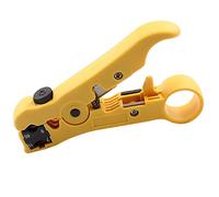 Universal Cable Stripper Cutter for Flat or Round UTP Cat5 Cat6 Wire Coax Coaxial Stripping Tool