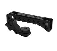 Universal Camera Top Handle, Lightweight Aluminum Alloy Grip with 1/4" and 3/8" Threads and Cold Shoe Mount for DSLR Cameras Compatible with Lumix