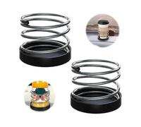 Universal Car Drink Holder 2pcs Universal Car Coffee Car Spring Car Water Metal Universal Black