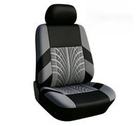 Universal Car Seat Covers - Polyester Front Seat Protector Set | Breathable Washable Cover with Anti-Slip Backing for Daily Driving, Commuting, Travel, Racing and Vehicle Seat Protection