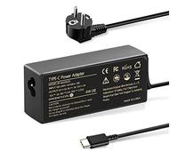 Universal Caricatore 45W USB C Compatibile con Len-ovo Chromebook 100e 300e 500e C330 S330 C340 S340 81M9 81MB ThinkPad T480 T480s T580 T580s E480 E580 ADLX45YIC3D