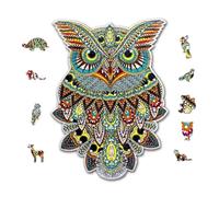 Universal Castle Cartone Per Puzzle a Forma Di Animali Collezione Puzzle Giocattolo Regalo Per Adulti e Bambini Istruzione Regalo Divertente (Owl 155 Pieces)