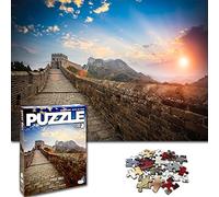 Universal Castle Foto Puzzle 1500 Pezzi Adulti - Grande Muraglia Cinese - World Foto Puzzle Paesaggi - Arte Puzzle Mappamondo Regalo Giocattoli