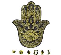 Universal Castle Tema Buddha Puzzle Sagomato per Adulti e Bambini Impossibile Giocattolo Educativo e Puzzle da Regalo (The Hamsa Hand 311 Pieces)