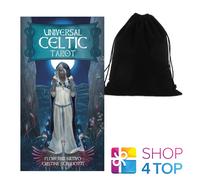 Universal Celtic Tarot Deck 78 Carte LO SCARABEO Con Borsa In Velluto