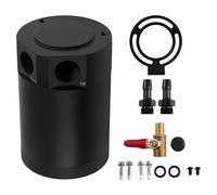 Universal 2-Port Aluminum Alloy Oil Catch Can Tank Apposito Serbatoio Olio