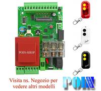 UNIVERSAL CONTROL BOARD FOR SLIDING GATE 230V WITH No. 3 REMOT CONTROL