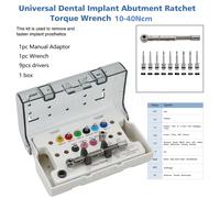 Universal Dentale Implant Abutment Ratchet Drivers Kit Torque Wrench Screw kit
