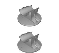 Universal Drum Pad Mount for 8-10" E-Drums - Adjustable Tube Clamp 25-40mm