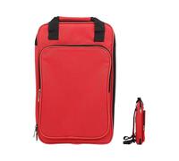 Universal Drum Stick Bag Drumstick Container Musicians Waterproof Abrasion-Resistant 45.5x28x4cm Red 1Pcs