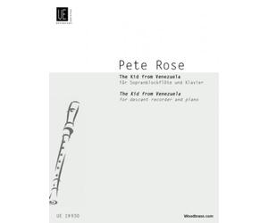 UNIVERSAL EDITION ROSE P. - THE KID FROM VENEZUELA - FLUTE A BEC SOPRANO ET PIANO Classical sheets Recorder
