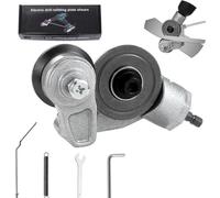 Universal Electric Drill Plate Cutter,Metal Shears Drill Attachment,Sheet Metal Cutter Tool with Adapter,for Cutting Various Materials As Aluminum,Steel,Copper,Iron (A Set)
