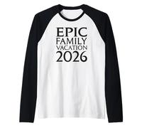 Universal Epic Universe Family Vacation 2026 Maglia con Maniche Raglan