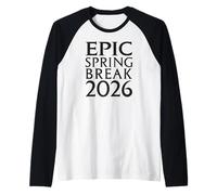 Universal Epic Universe Spring Break 2026 Maglia con Maniche Raglan