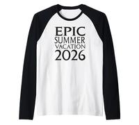 Universal Epic Universe Summer Vacation 2026 Maglia con Maniche Raglan