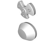 Universal Filament Spool Wall Mount with Cap Compatible with 8mm ID Bearings