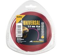 Universal Filo di taglio NLO006: filo di ricambio per tagliabordi, lunghezza 10 m, Ø filo 3,0 mm, nylon resistente allo strappo, accessorio originale McCulloch (cod. art. 00057-76.163.06)