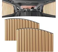 Universal Fit Magnetic Car Side Window Privacy Sunshades, Summer Glare Protection Curtains, Slidable Side Window Sun Shades, for Sleeping Camping Working Resting (Rear window-B)