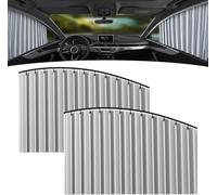 Universal Fit Magnetic Car Side Window Privacy Sunshades, Summer Glare Protection Curtains, Slidable Side Window Sun Shades, for Sleeping Camping Working Resting (Rear window-C)