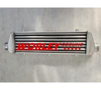 UNIVERSAL FMIC TURBO ALUMINUM INTERCOOLER 18" X 5.5" X 2" CORE inlet:2.25" new