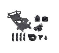 SW-Motech Kit di montaggio GPS universale con T-Lock Smartphone grande - Incl. 2 "braccio di presa, per manubrio / specchio filettatura