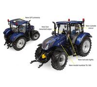 UNIVERSAL HOBBIES 1/32 AGRICOLO TRATTORE NEW HOLLAND T6.180 MODELLINO STATICO