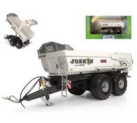 UNIVERSAL HOBBIES 1/32 RIMORCHIO JOSKIN TRANS-KTP 22/50 BIANCO MODELLINO 1:32