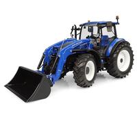 MODELLINO AGRICOLO STATICO UNIVERSAL HOBBIES TRATTORE NEW HOLLAND T5.120 1:32