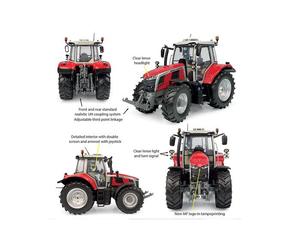 UNIVERSAL HOBBIES UH6459 TRATTORE MASSEY FERGUSON 6S.180 2023 1:32 Modellino