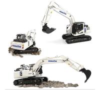 UNIVERSAL HOBBIES UH8158 ESCAVATORE KOMATSU PC210LC-11 WHITE EDITION 1:50 Modell
