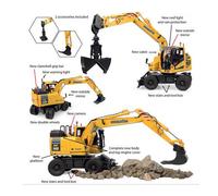 UNIVERSAL HOBBIES UH8162 ESCAVATORE KOMATSU PW148-11 C/ACCESSORI 1:50 Modellino