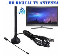 Universal Indoor Hd Digital Dual Dta-180 Tv Aerial Mini Antenna Portable Magnetic Base