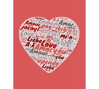 Universal Love - Dusty Rose Multi-Purpose Journal That Represents United Love in Different Languages