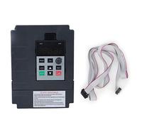 Universal mini frequency converter, 220 single or three phase input 0.75/1.5/2.2kW variable frequency drive inverter for spindle motor and CNC machine tool speed control (1.5kw)