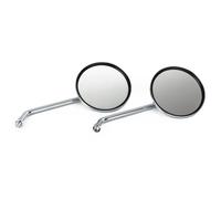 Universal Mirrors Rearview Custom Motorcycle Moped Motorbike Chrome M10