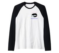 Universal Monsters Anime Bride of Frankenstein Front & Back Maglia con Maniche Raglan