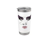 Universal Monsters Bride Minimalist Portrait Bicchiere termico in acciaio inox doppia parete