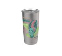 Universal Monsters Bride Now Showing Portrait Bicchiere termico in acciaio inox doppia parete