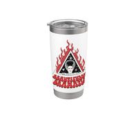 Universal Monsters Bride Retro Dramatic Goth Bicchiere termico in acciaio inox doppia parete
