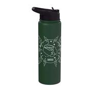 Universal Monsters Bride Retro Goth Lightning Circle Stainless Steel Insulated Water Bottle