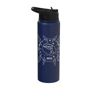 Universal Monsters Bride Retro Goth Lightning Circle Stainless Steel Insulated Water Bottle
