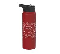 Universal Monsters Bride Retro Goth Lightning Circle Stainless Steel Insulated Water Bottle