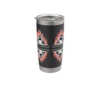 Universal Monsters Bride Triangle All Over Print Bicchiere termico in acciaio inox doppia parete