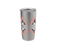 Universal Monsters Bride Triangle All Over Print Bicchiere termico in acciaio inox doppia parete