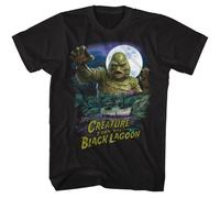 Universal Monsters - Creatura E Barca Scena - American Classici - Solido Nero A